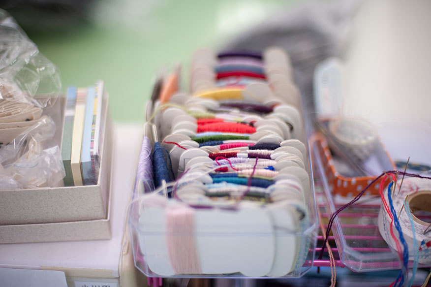 白田のカシミヤ糸